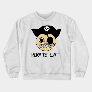 Pirate Cat Crewneck Sweatshirt